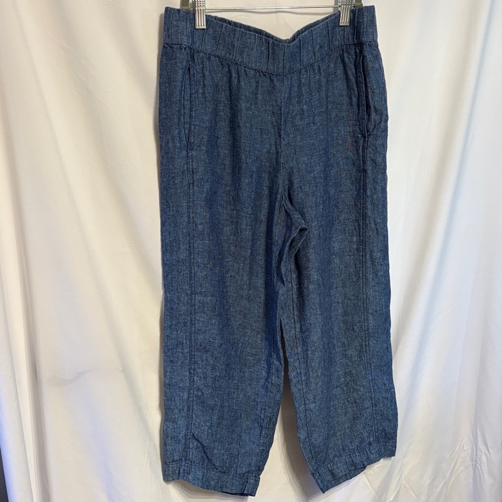 Quiet Luxury Lagenlook Women’s Linen Pants SZ SP